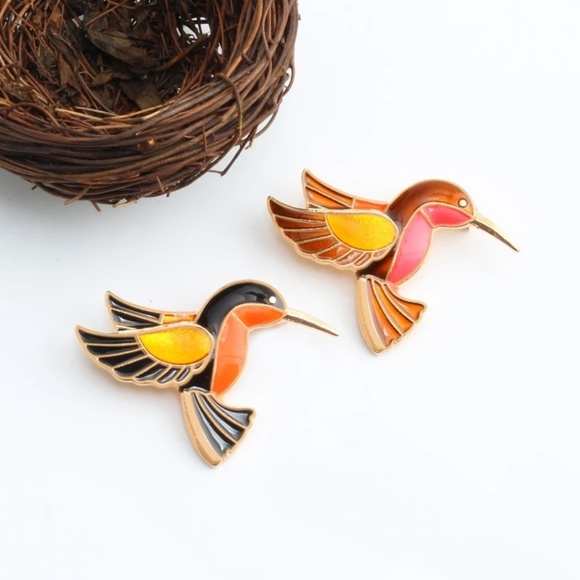 Pin Birds Brooch - Picture 5 of 5